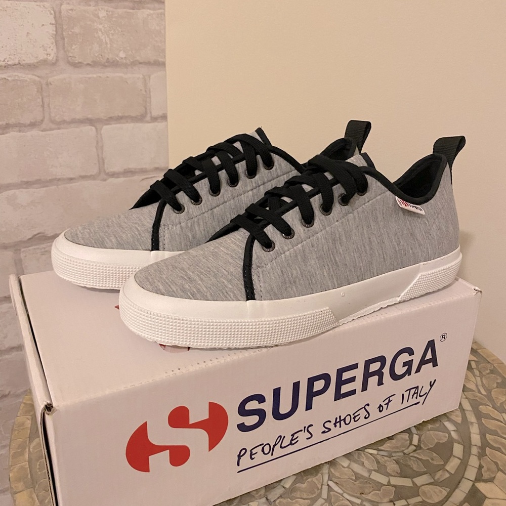 Brand NWT Superga Sneakers Grey - Size 8.5